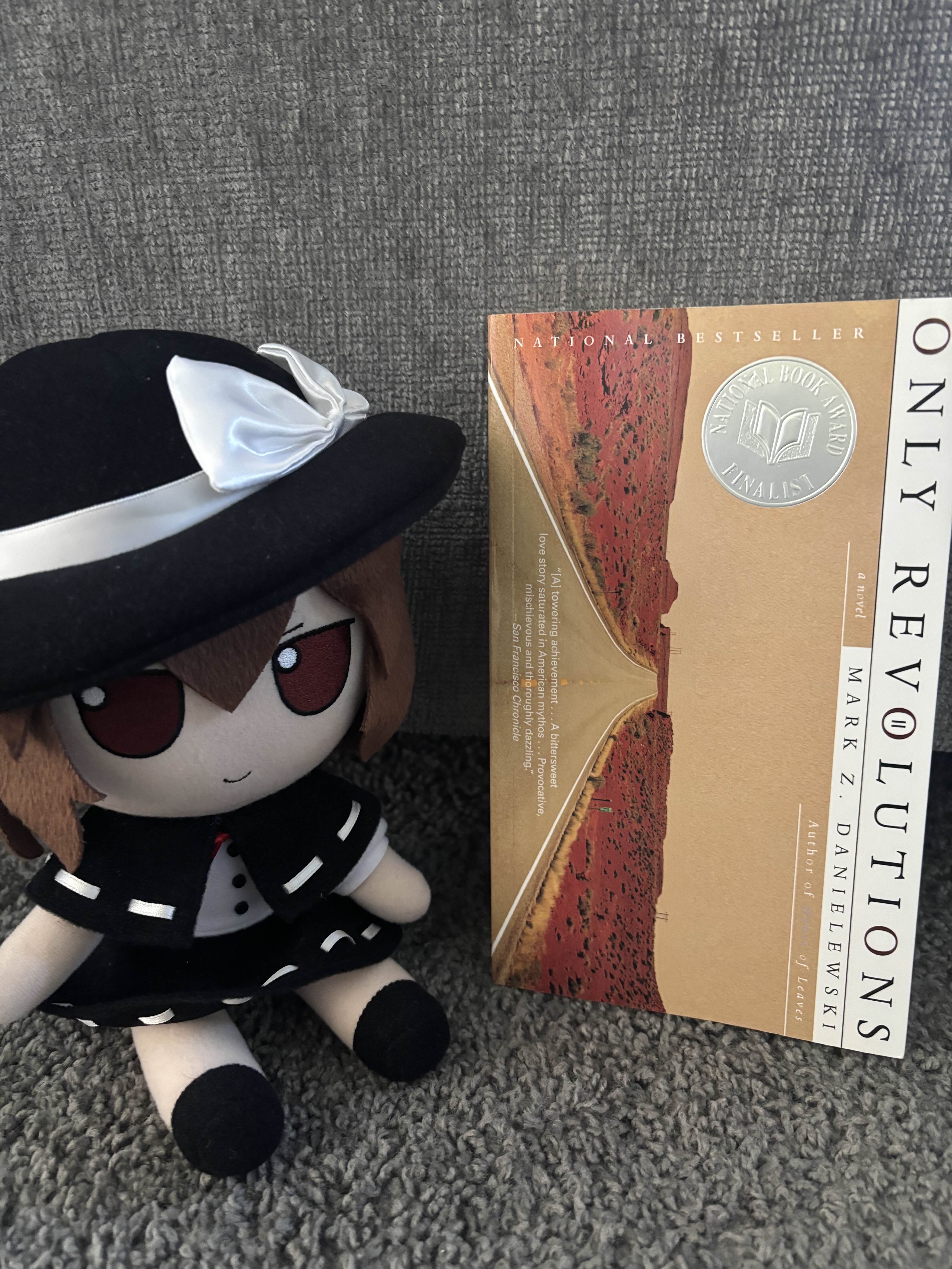 Renko fumo next to the Sam cover of Only Revolutions