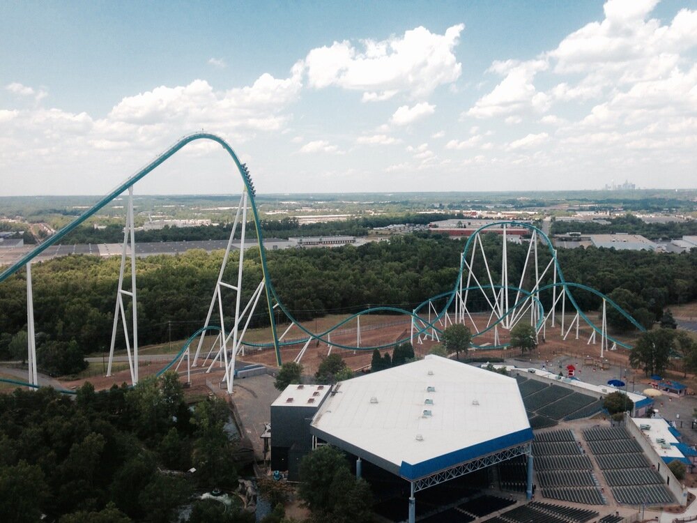 Fury 325, right before starting its ongoing eight-year winning streak for Best Steel Roller Coaster at the Golden Ticket Awards.